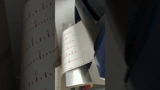 Gerber Edge FX printer in use