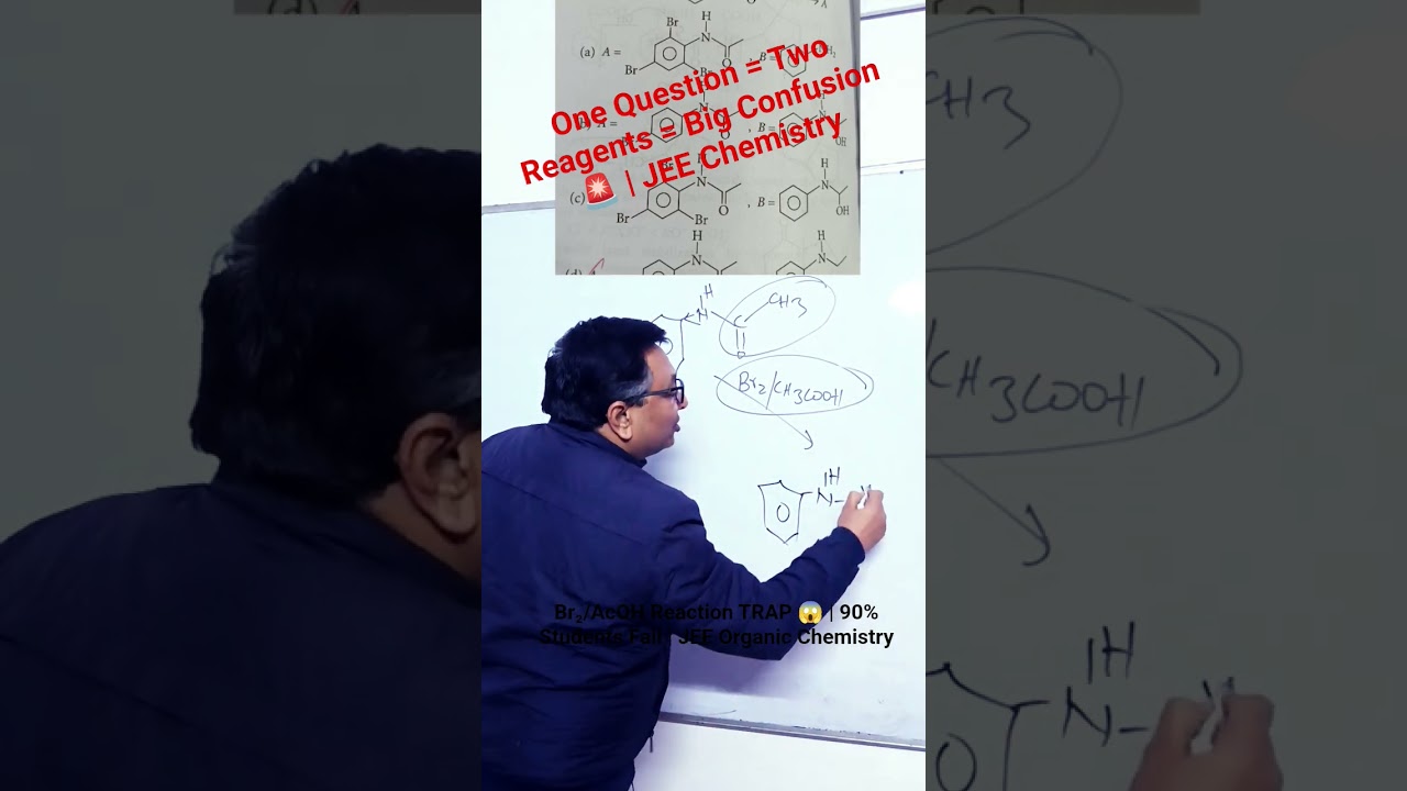 Br₂/AcOH Reaction TRAP 😱 | 90% Students Fail | JEE Organic Chemistry