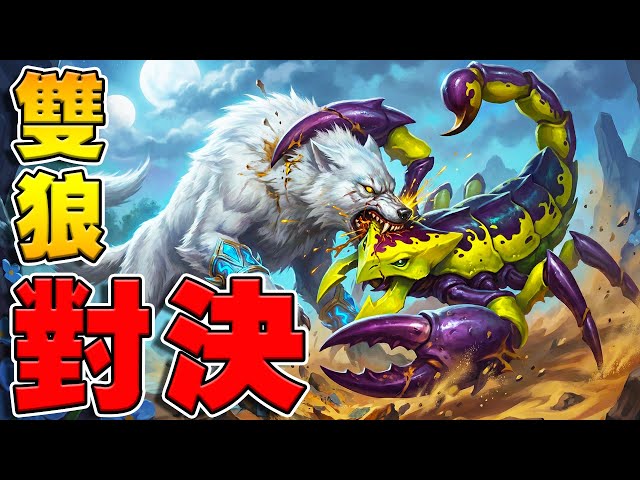 雙狼對決🐺🌙暗影雙死｜狼王之位只能有一個《爐石戰記:英雄戰場》Hearthstone Battlegrounds #1982