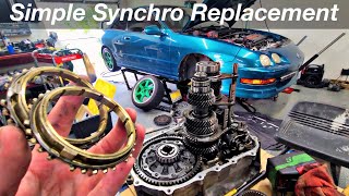 How to Honda 3rd Gear Grind Fix / Synchro Replacement Acura Integra GSR Y80 S80 B16A/B16B/B18C