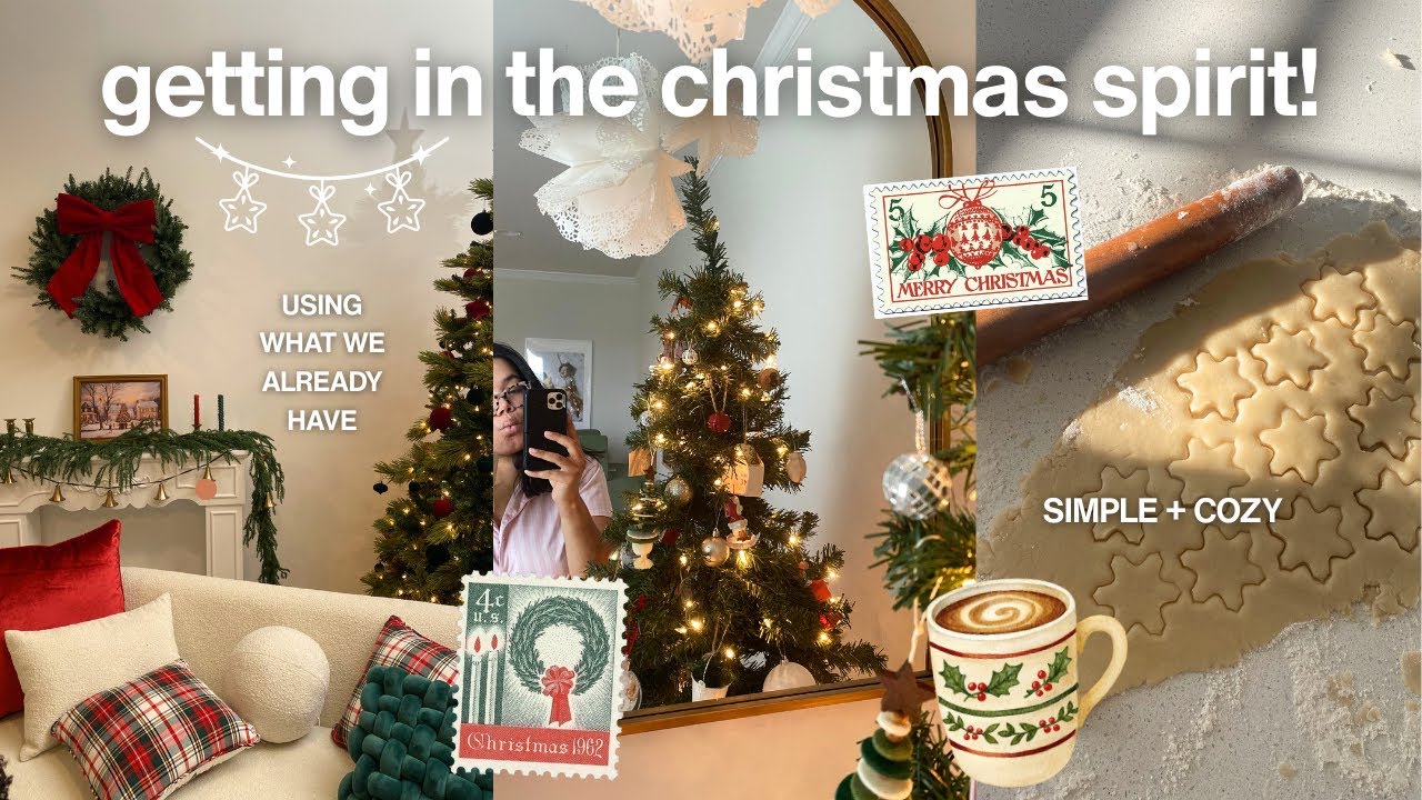 christmas decorating using what we already have!!!!