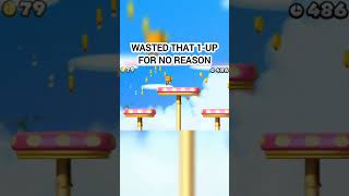 That Goomba could've been 1-up 😭💨🔥 #mario #nintendo #retrogaming