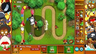 Lets Play Bloons Monkey City ZOMG Hard Forest Terrain No Commentary 724