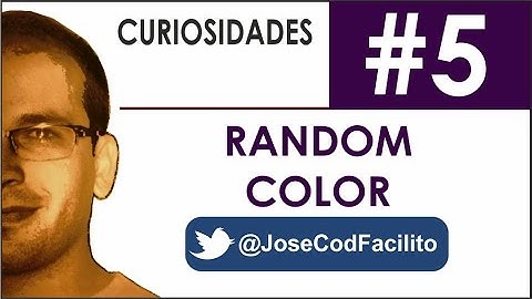RandomColor - JavaScript @JoseCodFacilito