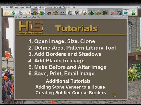Hardscape Design Software - Open and Size Image - Tutorial 1