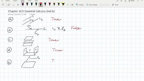 Determine whether each statement is true or false. (a) Two lines parallel to a third line are paral…