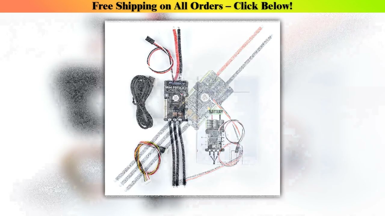 Electric Speed Controller for Skateboard Mini FSESC4.20 50A Base on VESC 4.12 with Aluminum