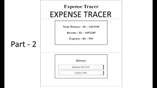 Expense Tracer React JS App | useState , useContext Hooks in Tamil | Part - 2