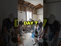 Motel Grime to Blue EPOXY Bathroom 🤯 #asmr  #epoxy  #timelapse