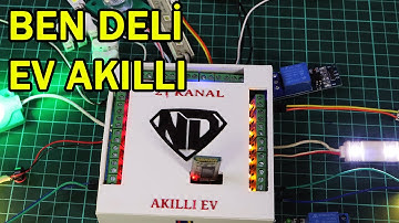 Kendi Akıllı Ev Sistemini Kendin Yap | 21 Kanal Akıllı Ev Sistemi |#işbirliği