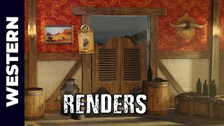 BLENDER CHALLENGE 18: WESTERN RENDER REVIEW