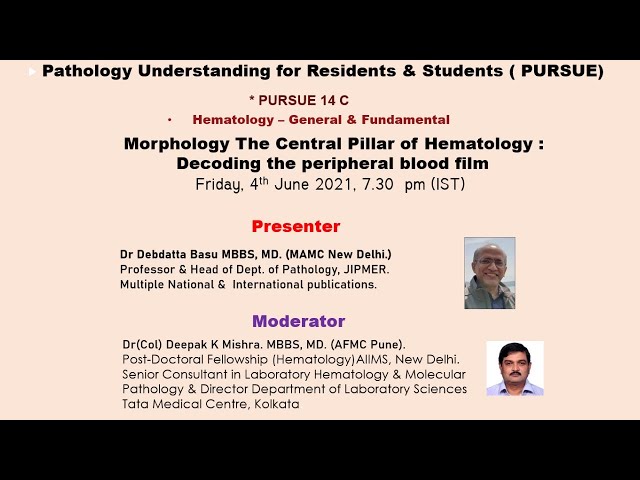 Morphology: The Central Pillar of Hematology | Peripheral Blood Film Decoded