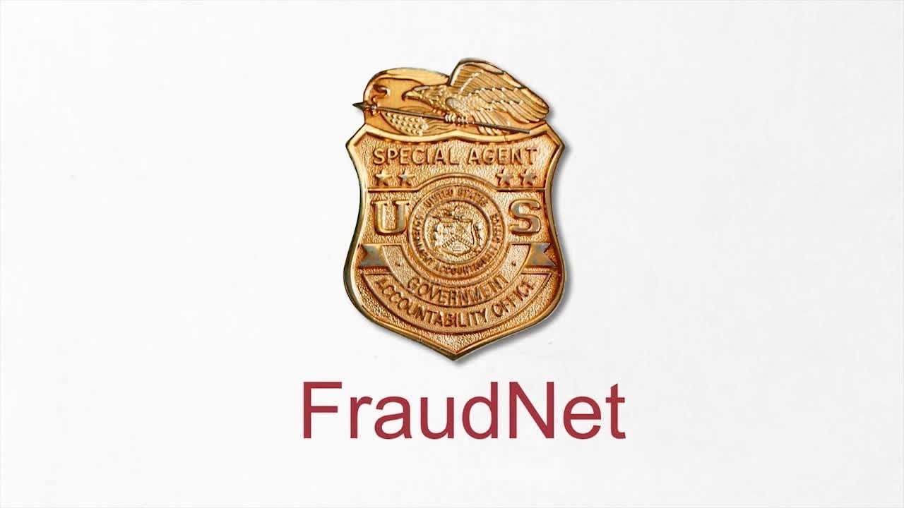 GAO: FraudNet – Reporting Fraud, Waste, Abuse, and Mismanagement of Federal Funds