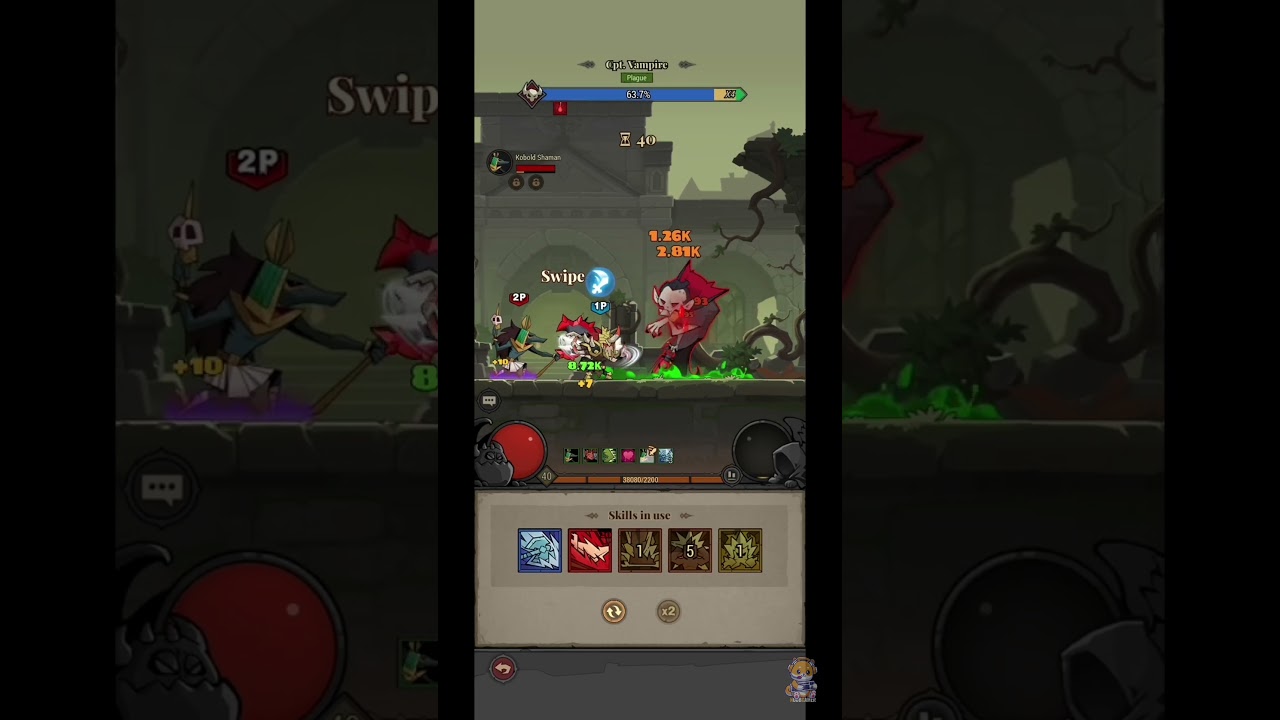 Hero Rush: The Dark Loot - Forsaken Castle 4-2: Cpt. Vampire