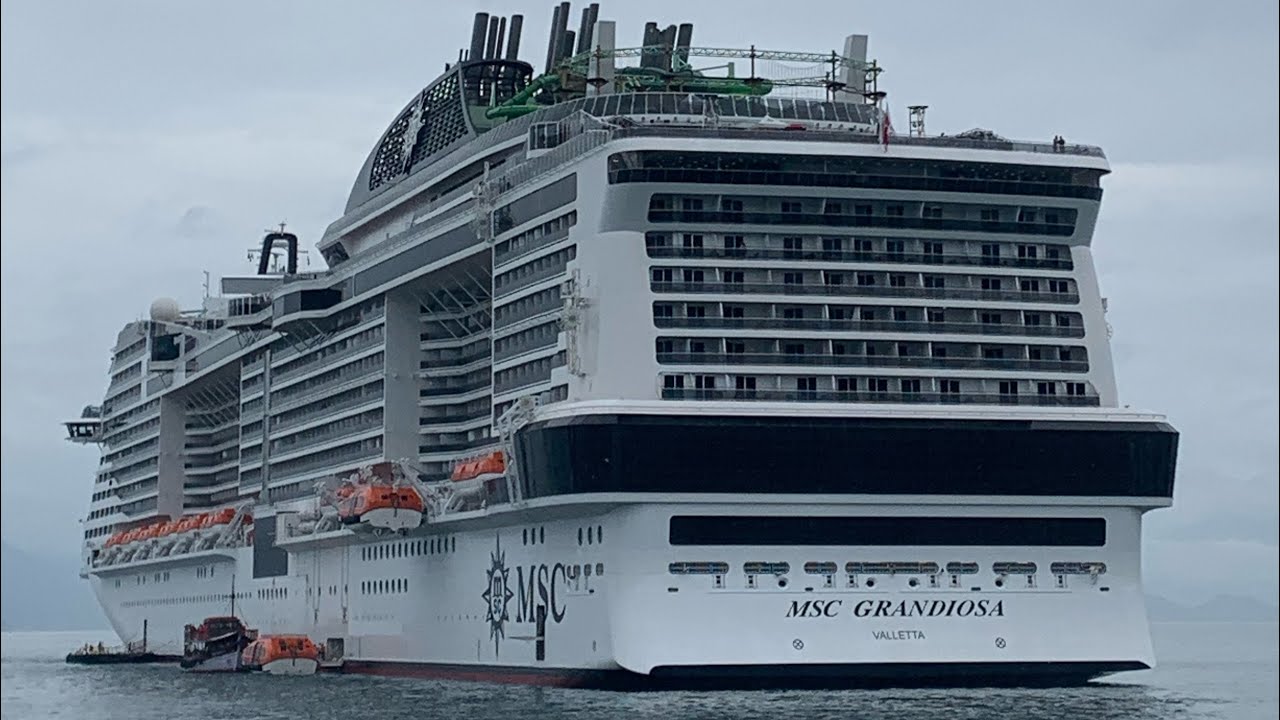 TOUR COMPLETO NO MSC GRANDIOSA!!