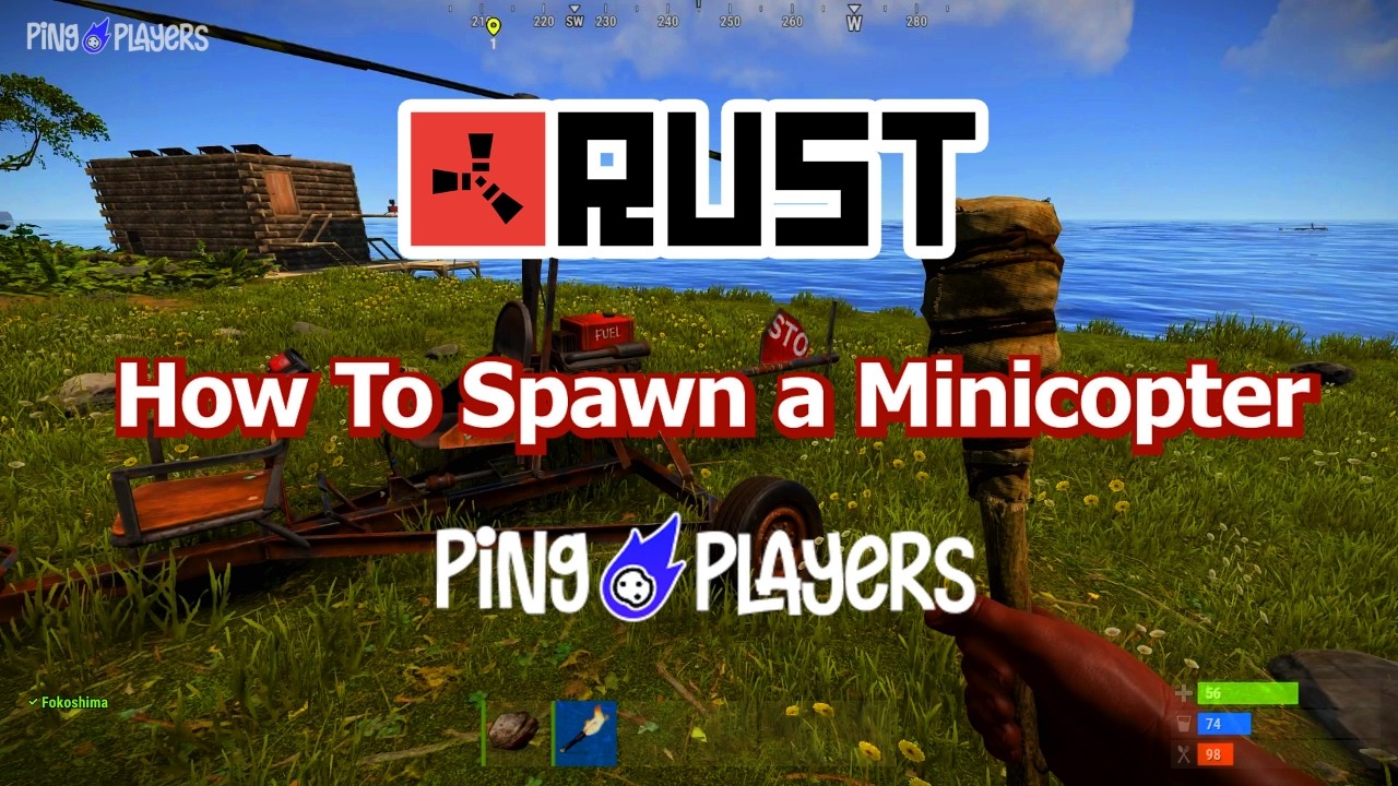How to Spawn a Minicopter in Rust - YouTube