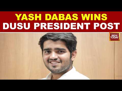 DUSU Results 2026: ABVP’s Yash Dabas Wins President Post, Says ‘Gen Z Stands With ABVP’ | Watch