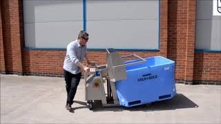 BACKSAVER - Bin Tipper operation (vận hành Máy nâng hạ và tiếp liệu từ Thùng nhựa hình trụ)