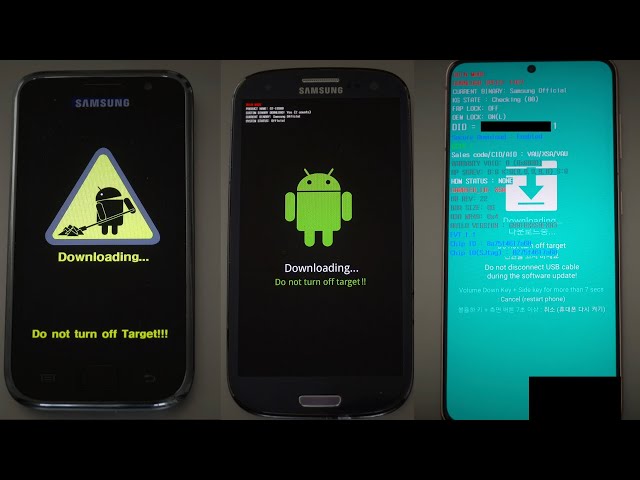 Samsung Galaxy Download Mode UIs! class=