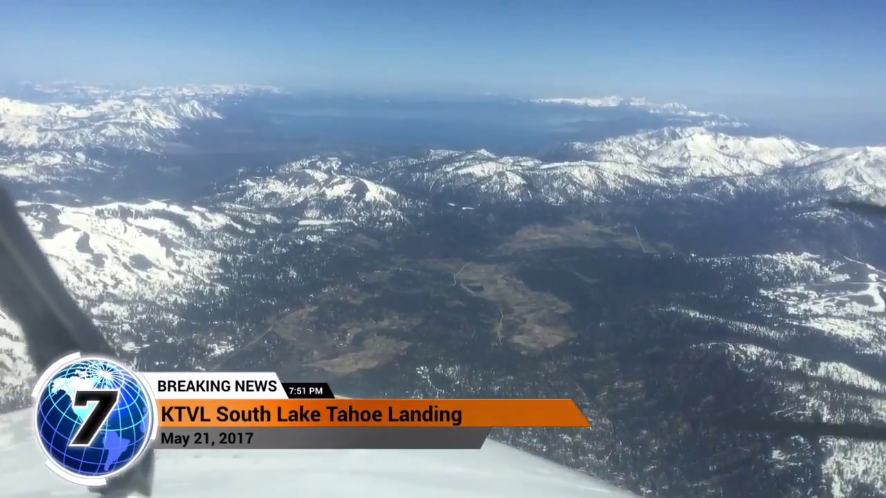 Unbelievable video of Kingair Landing in South Lake Tahoe airport YouTube