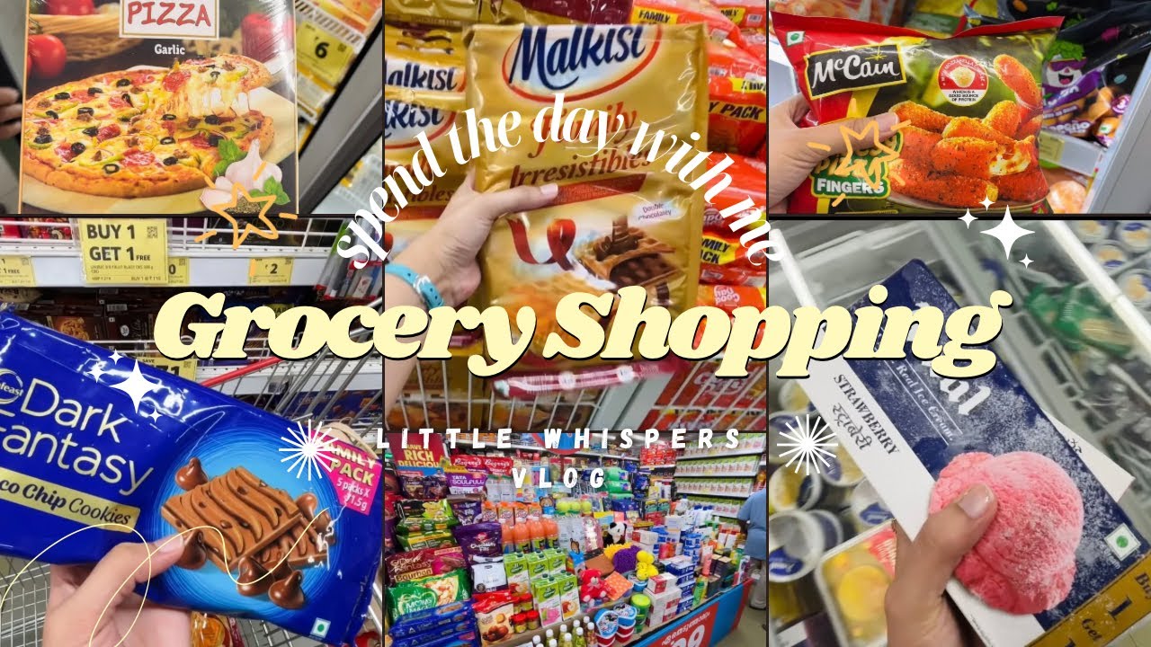 Spend A day With Me🛍️🎀|Grocery Shopping in India 🛒| Grocery Haul under 100$ At Reliance Mart 💸