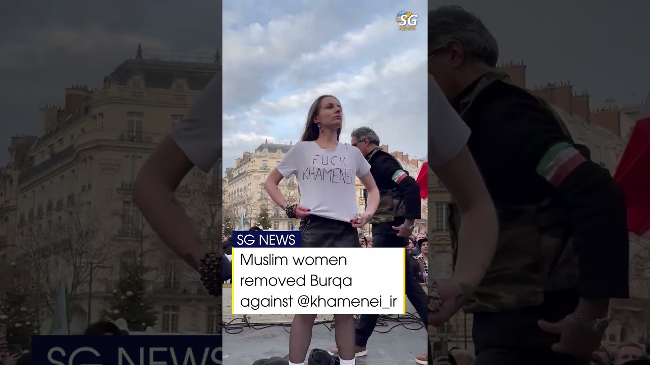 Muslim Women Defy Iran’s Regime, Remove Burqa in Powerful Protest | SG News