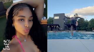 Boosie Proves To Fiancee Rajel He Can Swim The Entire Length Of His New Pool! 🏊🏾‍♂️