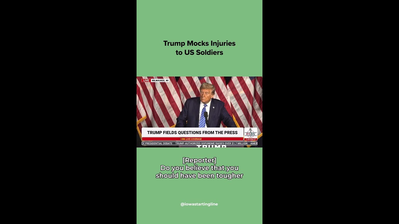 Trump mocks injuries to US soldiers