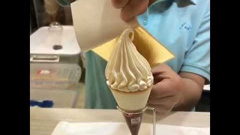اغلى ايس كريم في العالم من ذهب😲😲👅