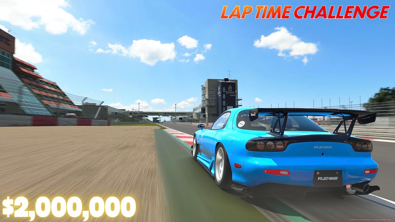 GT7 Lap Time Challenge | Nürburgring GP | RE Amemiya FD3S RX-7 | Gran Turismo 7 PS5 