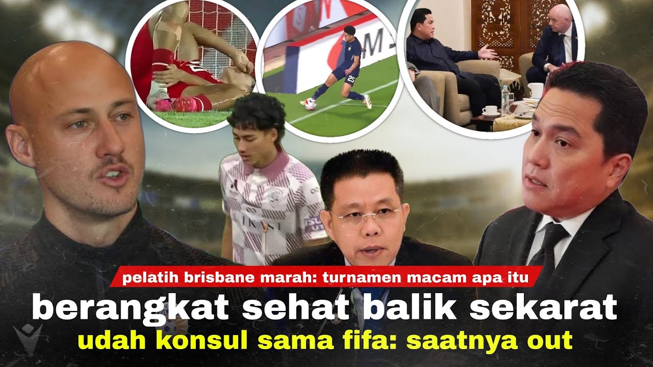 ⁣Akhirnya Buka Suara, Coach Brisbane Jelaskan Kondisi Rafa Pasca AFF. ET Siap Keluar:Makin Gabener