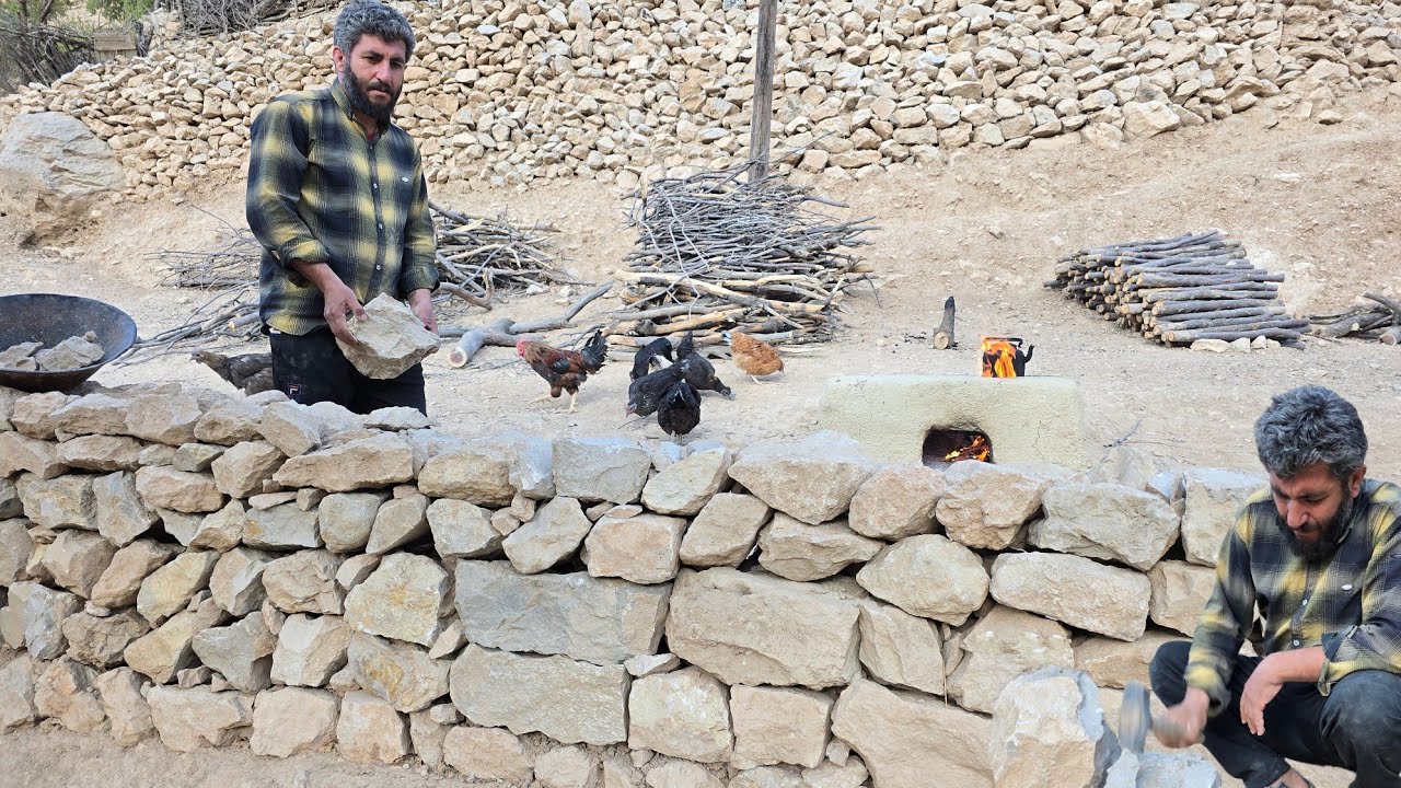 Кочевая жизнь: навыки строительства стен кочевниками🏡 | Самый вкусный кочевой чай и еда🔥