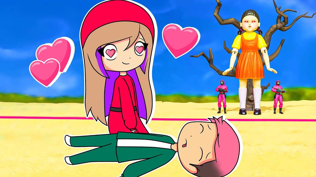 UN GUARDIA SE ENAMORA DE MÍ EN EL JUEGO DEL CALAMAR ROBLOX