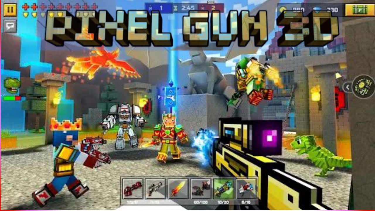 PIXEL GUN 3D - GAMEPLAY WALKTHROUGH [IOS, ANDROID] PIXEL GUN 3D- FPS ...