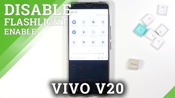 How to Find and Open Flashlight on VIVO V20 - Enable Tourch Feature