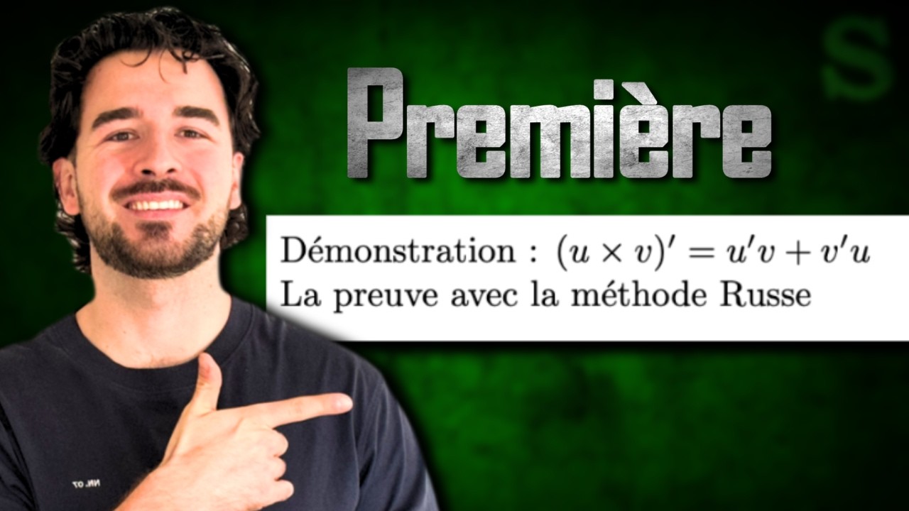 Pourquoi (uv)' =u'v+v'u ? Dérivée d'un produit de fonctions