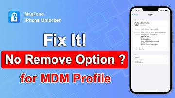 No Option to Remove MDM Profile on iPhone/iPad | How to Fix It
