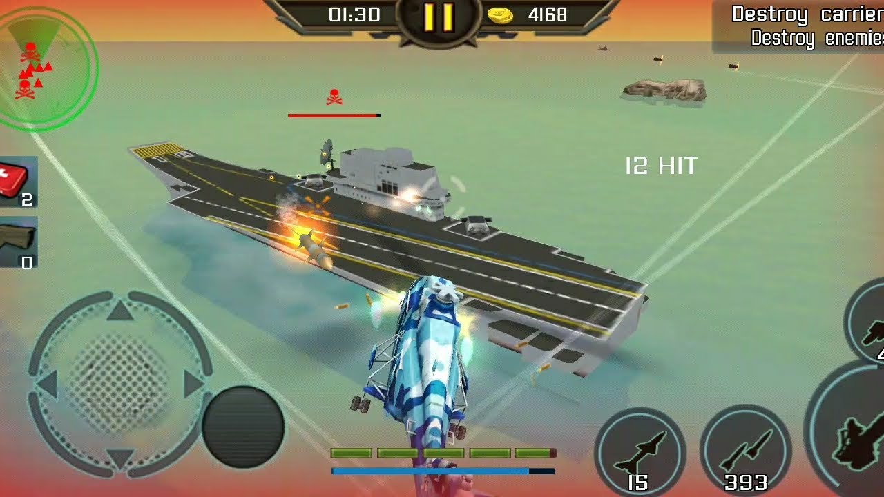 Gunship strike 3D Level 29 Sea defense air combat gameplay. YouTube