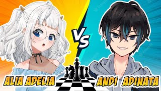 SIAPA YANG BAKAL MENANG?  | DUEL CATUR VTUBER Andi Adinata vs @AliaAdeliaCh