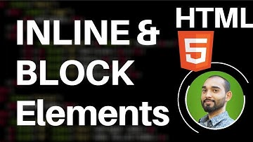 Difference between Inline Elements and Block Level Elements in HTML
