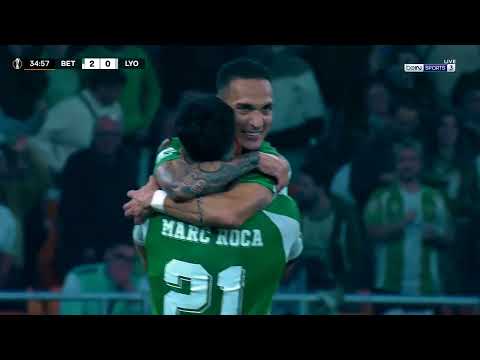 ملخص مباراة ريال بيتيس وأولمبيك ليون 2 0