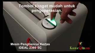 Mesin Penghancur Kertas Paper Shredder IDEAL 2360 Strip Cut