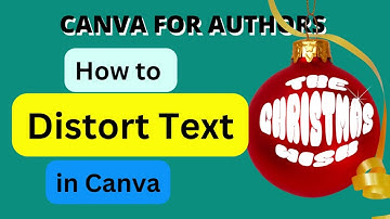 How to distort text using the Typecraft app in Canva