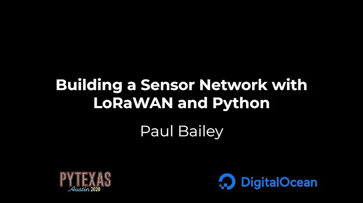 Building a Sensor Network with LoRaWAN and Python ...