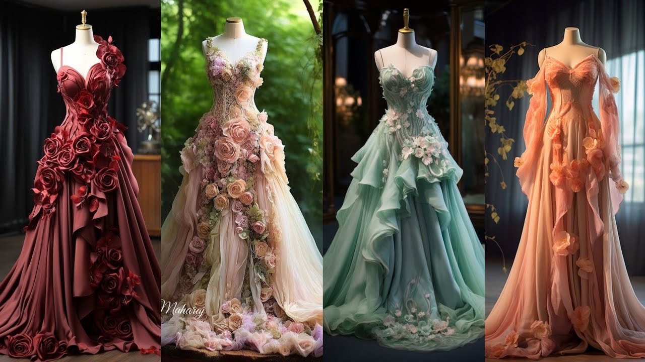 Волшебные платья для выпускного бала в стиле фей 2025 года / Коллекция средневековых и фантастиче...