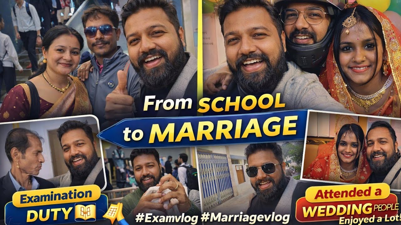 4th March 26 | A Busy & Beautiful Day ❤️ | Exam Duty at School ➜ Wedding Celebration | Daily Vlog