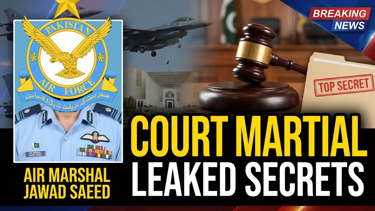 Air Marshal Jawad Saeed's Court Marshal | Case of Confidential Information Leak | Latest News