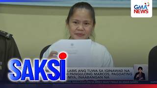 Mary Jane Veloso, labis ang tuwa sa iginawad na absolute pardon ni Pangulong Marcos | Saksi