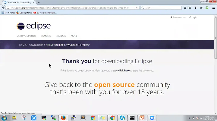 7  Automation Testing Eclipse kepler Installing