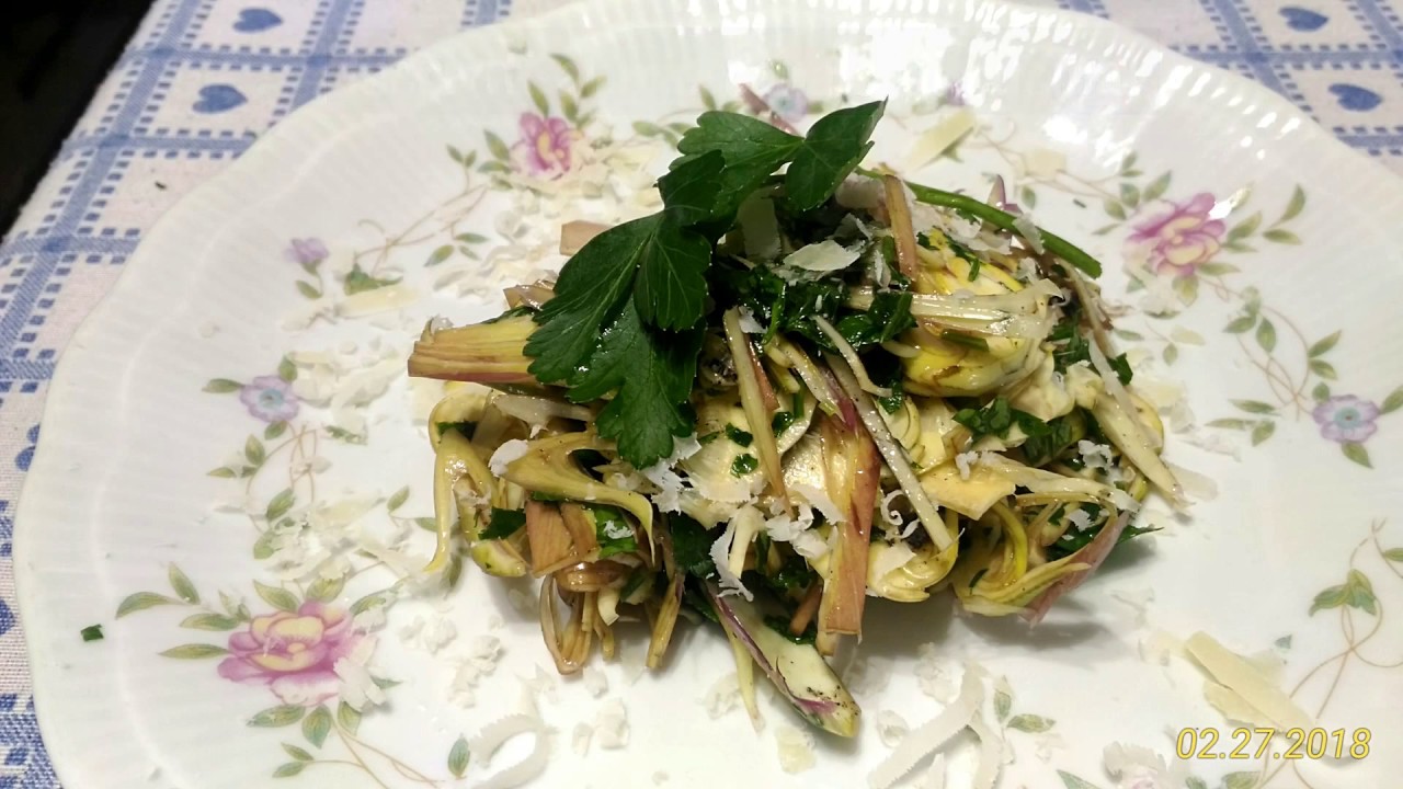 Carciofi crudi marinati  - Ricetta facile e veloce per cena #70